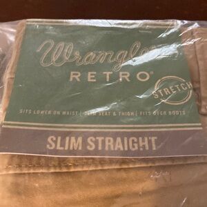 Wrangler Retro Slim Straight Khaki